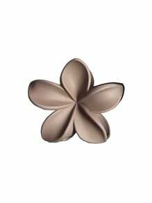 4 件防滑哑光花朵发夹，适合女士浓密头发到稀疏头发造型配件中性爪夹可爱爪夹，适合女士女孩发夹发夹发夹，学校用品，大学