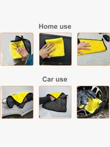5 Packs Thickened Car Wash Microfiber Towel Car Cleaning And Drying Cloth Car Care Cloth Details Car Wash Towel 30 Cm * 30 Cm Household Rag Multi-Functional Car Wash Towel Does Not Shed Lint And Leaves No Marks Special Cleaning Towel Car Absorbent Cloth Car Wash Cleaning Supplies Home Cleaning Fast Dry Absorbent Sponge Set - Kitchen, Bathroom, Home, Household Supplier,Garden Tools