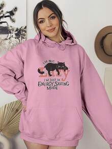 Cute Cat Sweatshirt Kitten Caffeine Free  1997 Fluxo Fx - 淺粉色 - 查看 4