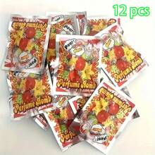 12 件装放屁袋恶作剧套装 - 搞笑臭味恶作剧玩具，带有令人惊讶的香水气味 - 非常适合开玩笑和大笑 - 高品质新奇礼物创意，便宜的玩具，粗鲁有趣的礼物，可怕的恶作剧