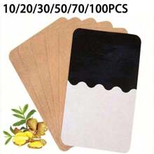 10/20/30/50/70/100PCS Ginger Patch, Comfortable And Gentle, Relaxing And Relaxing Body Care Patch - Multicolor - View 1