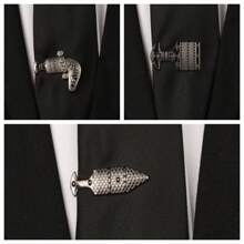 1pc Business Stylish Fish-Shaped Tie Clip, Suitable For Men's Daily Wear - Tie Clip - View 27