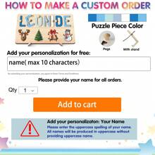 Trò chơi xếp hình chữ cái bằng gỗ, Quà tặng trò chơi xếp hình Giáng sinh, Trò chơi xếp hình tên em bé, Quà tặng Giáng sinh, Đồ chơi xếp hình chữ cái 3D, Trò chơi xếp hình bằng gỗ Halloween cho trẻ mới biết đi, Trò chơi xếp hình tên được cá nhân hóa, Đồ chơi xếp hình bằng gỗ tùy chỉnh, Trò chơi xếp hình bằng gỗ, Quà tặng sinh nhật đầu tiên, Đồ chơi học tập sớm cho bé trai hoặc bé gái, Quà tặng kỷ niệm, Quà tặng sinh nhật, Quà tặng chúc phúc, Quà tặng được cá nhân hóa, Bộ quà tặng khối xây dựng (Có chốt và giá đỡ) - Với đinh và giá đỡ - Xem 11