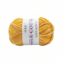 1pc 50g Yarn Skein, Suitable For DIY Scarves, Blankets, Dolls And Other Handcraft Knitting Projects, 80%  20% Acrylic Blend - Multicolor - View 12