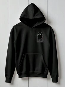 Sweatshirt Kitten Cute Cat Meme Bad Mood  2008 Flow Fx - 黑色 - 查看 1