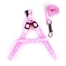 1pc 110cm Long Polyester Printed Material Dog/Cat Leash, Suitable For Various Small Dogs & Cats, Pet Supplies Accessory