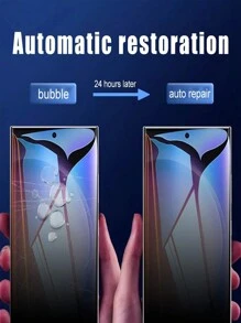 2 片防窥隐私软水凝胶屏幕保护膜，无气泡，易于粘贴，支持指纹解锁，防刮擦，高品质。兼容 16、15、14、13 / Galaxy S24 FE、S23、Z Flip 6、5 / / Redmi 13C / POCO X6 / Pura 70、P60Pro / Honor 100、200、90Lite、X8、X9 / Magic 6、5 Lite、X9B、X9A 等型号（非钢化玻璃）生日、家人、朋友的礼物手机屏幕保护膜、手机配件防水防震防摔防指纹全覆盖 - 防窺膜 - 查看 9