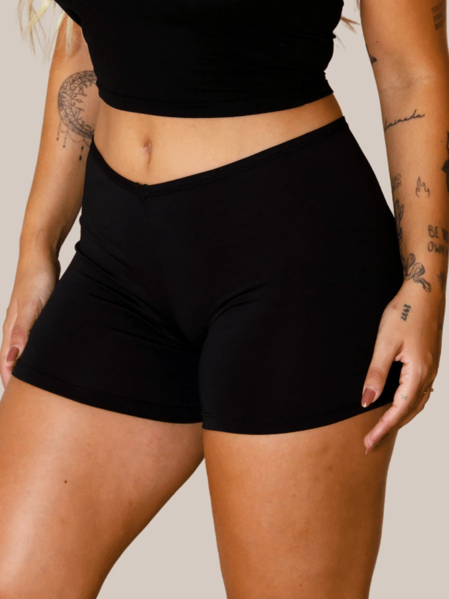 Short Petticoat Short Second Skin Women's - màu đen - Xem 1