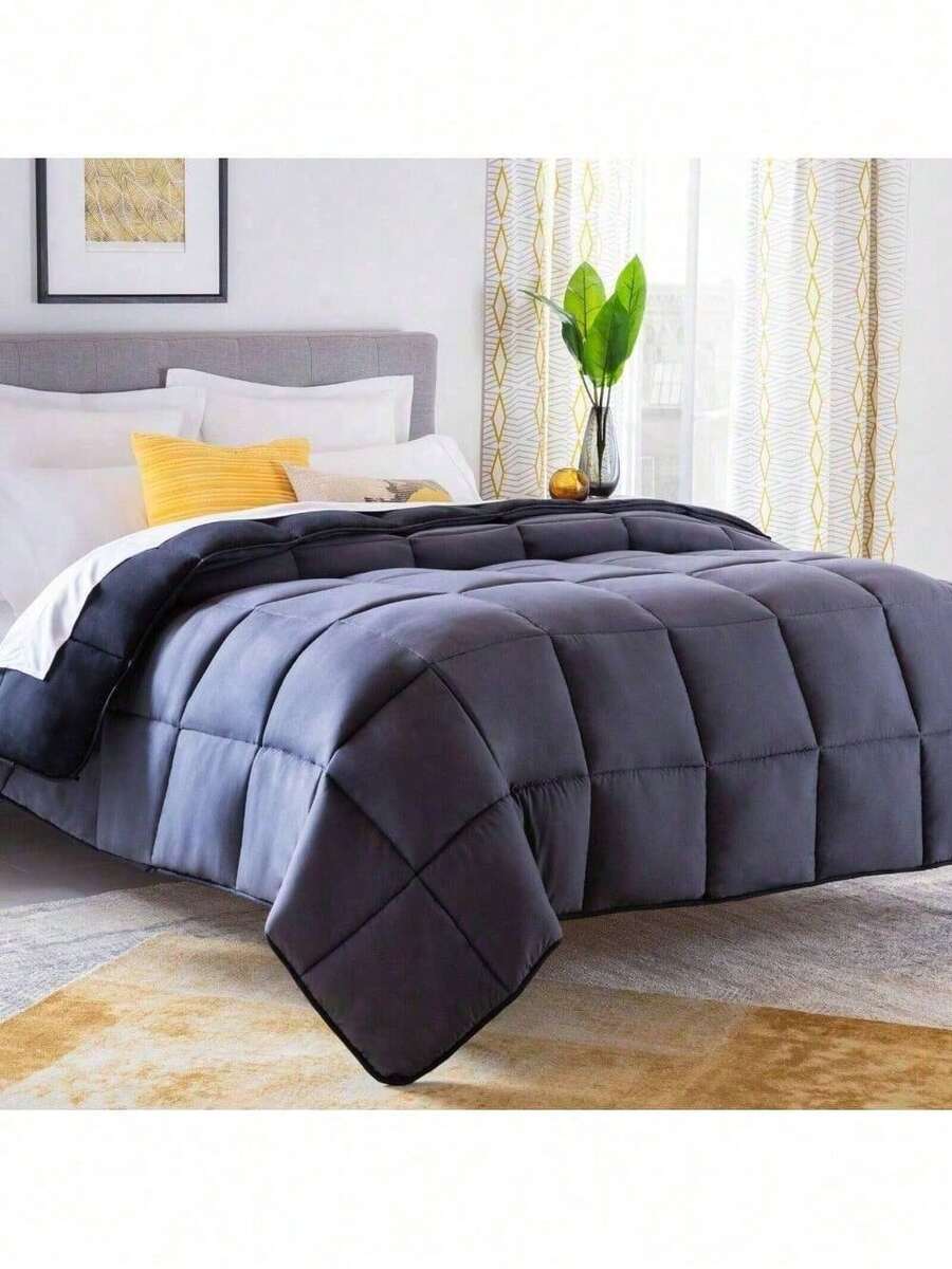 Linenspa Comforter Duvet Insert, Down Alternative, Box Stitched