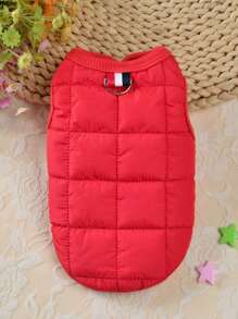 简约宠物服装狗猫服装棉质外套适合泰迪马耳他小型犬，秋冬季