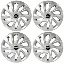 Montana Silver 15" Wheel Hubcap Set - 銀色 - 查看 1