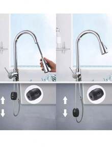 Gourmet Kitchen Tap Single Lever Mixer - 銀色 - 查看 3