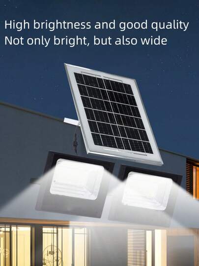 1pc Solar Powered Outdoor Light With Motion Sensor, Suitable For Yards & Gardens - Energy-Saving, Durable, Wireless, Requires Separate Purchase Of Remote Control & Batteries