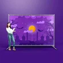 Halloween Party Panel 2.0 X 2.0 - 型號2 - 查看 2