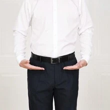 Bally 男士真皮皮带礼盒套装，男士休闲牛皮腰带，父亲节，男友礼物，生日礼物 - 黑色 - 查看 10