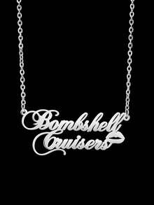 1 件装新款个性百搭 DIY 英文字母项链女不锈钢锁骨链可定制名字简约日常风格钥匙扣含礼盒情人节礼物生日礼物母亲节礼物日常礼物 - 彩色 - 查看 7