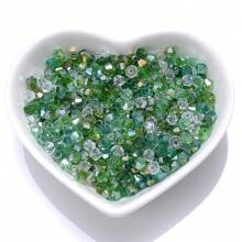 200pcs/Set 4mm Bicone Artificial Crystal Beads For Necklace Bracelet Making Colorful Faceted Glass Spacer Beads DIY Accessories - Facted Beads - View 5