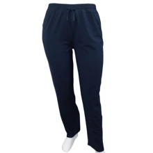 Women's Pants With Side Pocket Plain Lycra Mesh Ladies Loose Comfortable. - Green - View 5