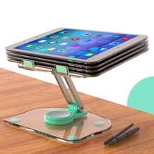 Ergonomic Stand For Tablets/Cell Phones/Notebooks, Durable And Practical For Your Work - 綠色 - 查看 3