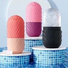 1pc Ice Face Roller, Ice Roller For Face & Eye Puffiness Relief, FacialMassager Contour And Enhance Skin Care & Glow, Ice Facial RollerMold Cube, Reusable & Leakproof,Beauty,Skin Care Products,Spa,Self Care,Skin Care Tools,Face Care,Esthetician Supplies,Massage,Face Massage Tool,Face Roller