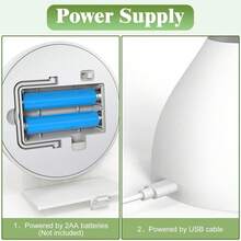 2件/3件升級版戶外與室內蚊蠅驅趕風扇，電池（不含）/USB供電，適用戶外、燒烤、餐廳DIY驅蠅扇，便攜式迷你風扇 - 白色 - 查看 6