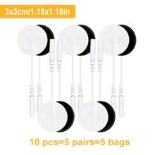 TENS 装置替换垫 自粘电极垫 2mm 针连接器 可重复使用的 EMS 按摩贴片 各种形状和尺寸 - 彩色 - 查看 19