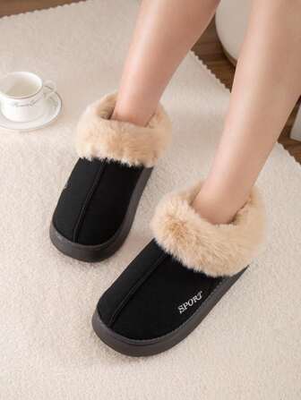 Women's Soft EVA Non-Slip Thick Fluffy Slippers
