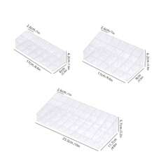 1 件大容量多隔层化妆品口红收纳盒亚克力化妆品展示架，用于口红、指甲油和唇彩，适用于假日海滩、浴室收藏、卧室收藏，大容量