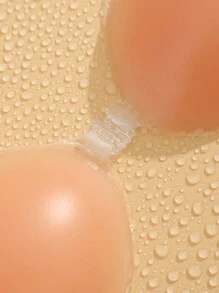 Ladies' Waterproof Thickened Silicone Breast Petals For Small Breast Lift Up & Push In, Special For Wedding Photography - Apricot - View 3