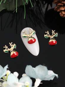 Christmas Tree Nail Art Jewelry 10 Pieces Bow Gift Box Snowman Elk Bell Moon Nail Art Jewelry 3D Jewelry Japanese And Korean Alloy Jewelry Jesus Cane Gloves Nail Art Jewelry Nail Art Jewelry Nail Art Jewelry Professional Nail Art Jewelry Nail Art Jewelry DIY Personalized Nail Art Suitable For Home Nail Art Nail Art Jewelry - Multicolor - View 18