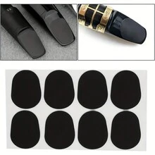 40 miếng đệm ngậm kèn saxophone, miếng đệm ngậm kèn clarinet, miếng dán ngậm kèn clarinet alto tenor, miếng dán ngậm kèn hình bầu dục chắc chắn, miếng đệm ngậm cho nhạc sĩ mới bắt đầu - Nhiều màu - Xem 4
