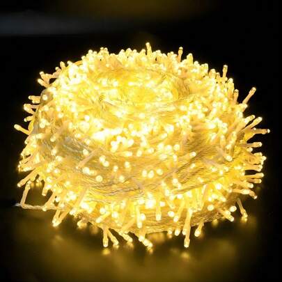 Serie 20M tiras Luces Navidad Boda Vintage Exterior Cálido 110V