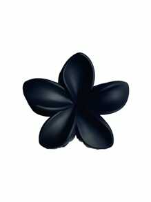 4 件防滑哑光花朵发夹，适合女士浓密头发到稀疏头发造型配件中性爪夹可爱爪夹，适合女士女孩发夹发夹发夹，学校用品，大学