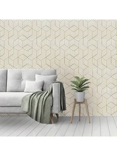 Roll Self Adhesive Home Wallpaper, Geometric Rectangular Contact Paper, Peel Stick, Waterproof Removable Living Room Kitchen Bedroom Dormitory Furniture Refurbishment Fall Aesthetic Wallpaper,Renovation Stickers Wand Panels,Wall Wallpapers, ation Items Refresh Your Home,Rama Birthday Graduation view 9