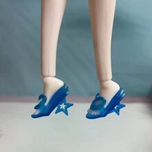 10 件/20 件/30 件时尚各式耐用塑料鞋套装，适合 11.8 英寸娃娃 - 彩色鞋子配饰 - 送给女孩的完美礼物