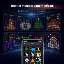 Đèn rèm thông minh DIY, Đèn rèm đổi màu RGB có ứng dụng điều khiển từ xa đồng bộ nhạc, Dây đèn rèm USB 256LED 5,2Ft X 5,2Ft cho tiệc, sân vườn, trang trí phòng, trang trí Giáng sinh, đèn Giáng sinh, trang trí phòng ngủ, trang trí nhà, trang trí tiệc, lễ hội ngày lễ, quà tặng Giáng sinh, lễ tạ ơn, đồ trang trí cây thông Noel - Trình cắm USB - Xem 4