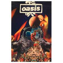 1 件绿洲乐队海报热门音乐海报专辑帆布印刷海报墙壁艺术装饰黑白适用于家庭客厅装饰无框 - 彩色 - 查看 30