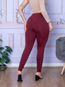 Women Leggings - Gỗ đỏ - Xem 3