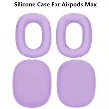 Apple Slime Silicone Protective Case Compatible With Airpods Max - Soft Silicone Cover, Waterproof, Dustproof, Fingerprint-Proof, Scratch-Resistant 360° Full Protection, Silicone Ear Cup Cover, Silicone Headband Cover, Silicone Headband Pad, Silicone Carrying Case, Flexible Silicone Material For Comfort, Durability And Easy Cleaning, Multiple Colors Available, Great Gift