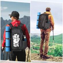 Hiking Backpack Men Women 40L Waterproof Backpack Lightweight Large Travel Backpack Trekking Backpack With Reflective Strips For Climbing Cycling Mountaineering Travel