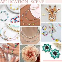 3000pcs/Box Dopamine Color Rice Shape Beads DIY Jewelry Making Kit - Multicolor - View 2