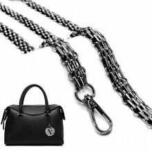 30-60-100-120cm breed 16 mm hoge kwaliteit zilverachtige portemonnee horloge metalen ketting handtas metalen ketting stalen tas vervangende schouderriem voor handtas portemonnee handvat DIY crossbody tas maken accessoires