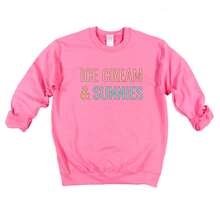 Ice Cream And Sunnies | Youth Sweatshirt - 玫紅色 - 查看 1