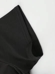 Plus Size Womens Relaxed Fit O-Neck Short Sleeve T-Shirt - Soft Slight Stretch Polyester Fabric, Solid Color, Casual Summer Top - Letter Printing, No Sheer