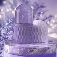 1 Con Lăn Làm Đẹp Da Mặt Bằng Đá Lạnh Bằng Silicon, Con Lăn Làm Đẹp Da Mặt, Con Lăn Làm Đẹp Da Mặt, Mắt Và Cổ, Con Lăn Làm Đẹp Da Mặt, Giá Đựng Đá Lạnh Cho Mặt, Khuôn Làm Đá Lạnh Bằng Silicon Có Thể Tái Sử Dụng Cho Mặt - Không Có Hoa Khô, SPA, Chăm Sóc Da Mặt, Quà Tặng Cho Con Gái - Nhiều màu - Xem 12