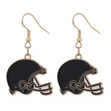 5pairs European & American Style Football/Rugby Helmet & Ball Shape Alloy Earrings, Suitable For Daily Wear & Sports Events To Enhance The Football/Rugby Atmosphere - Rugby Earrings - View 9