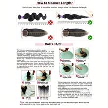 人发束 直发束 巴西直发人发束 未加工处女发束 1 束 人发原始雷米发束 特价 天然黑色 - Natural Black - 查看 12