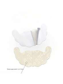 زوجان من صدريات نسائية لاصقة بدون أشرطة برافع وداعم حجم كبير مع خيط غير مرئي، وسادة هلالية لاصقة منقطة الشكل لرفع وتدعيم الصدر - بني فاتح - مشاهدة 9