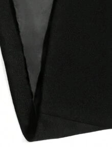 Men's Retro Style Wool Coat, Solid Color Minimalist Design, Front Button Closure, Slant Pockets, Suitable For Casual, Vacation And Commute, Versatile For Autumn/Winter - Black - View 5