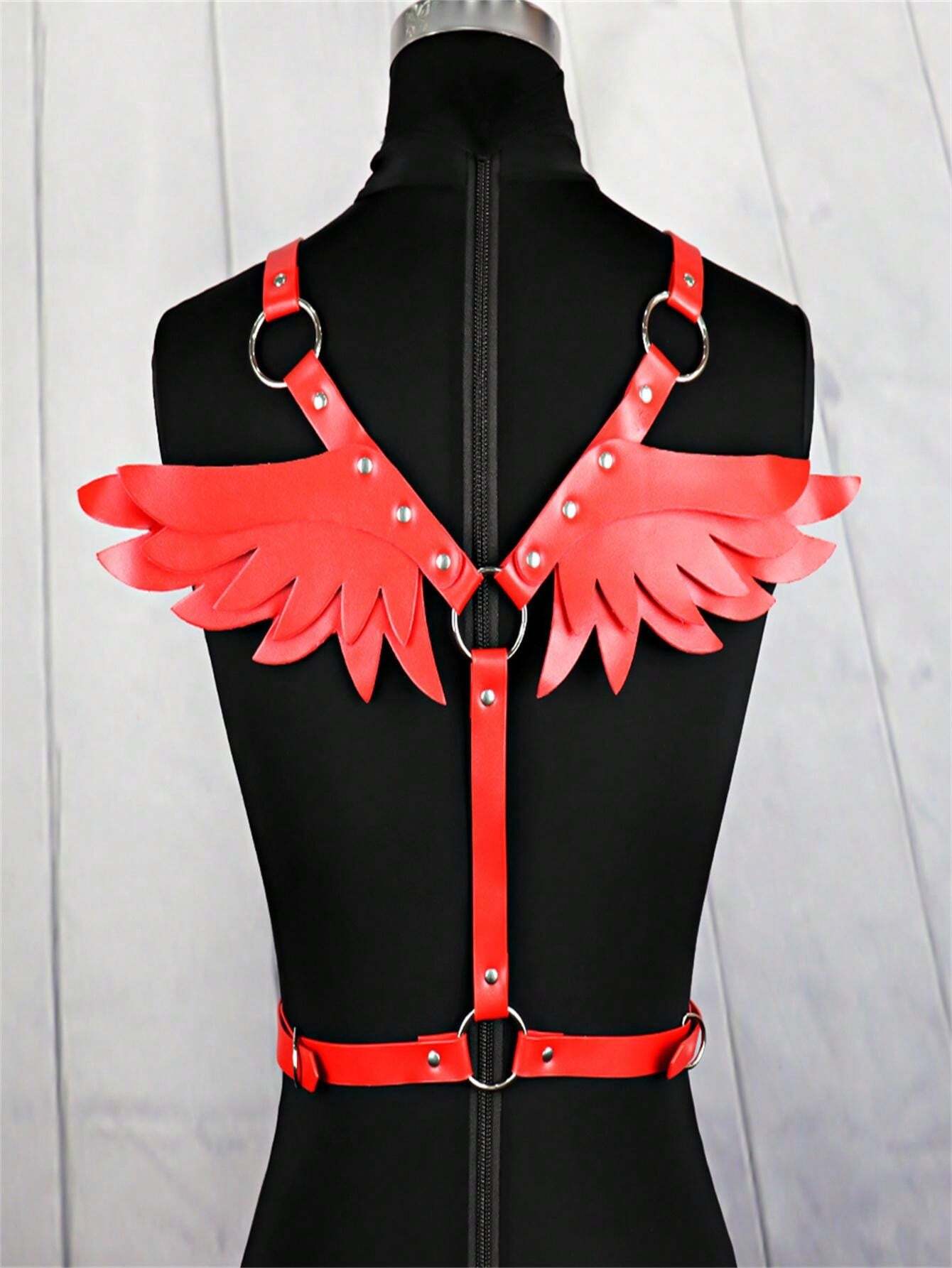 Arnés sexy de Lencería, alas de ángel góticos, cinturón de cintura de ...